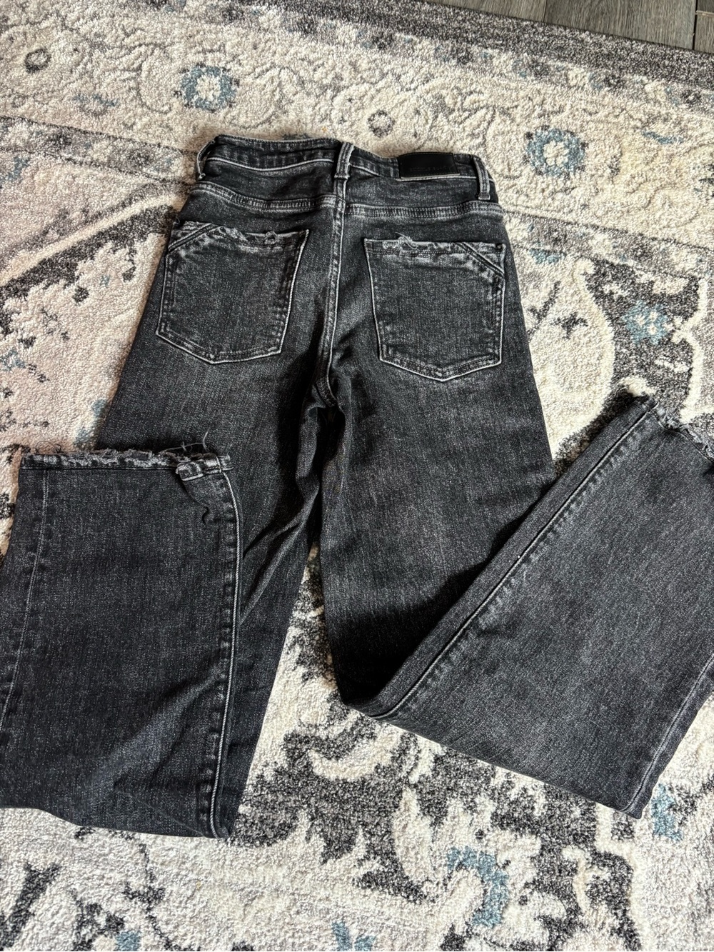 Buckle black jeans